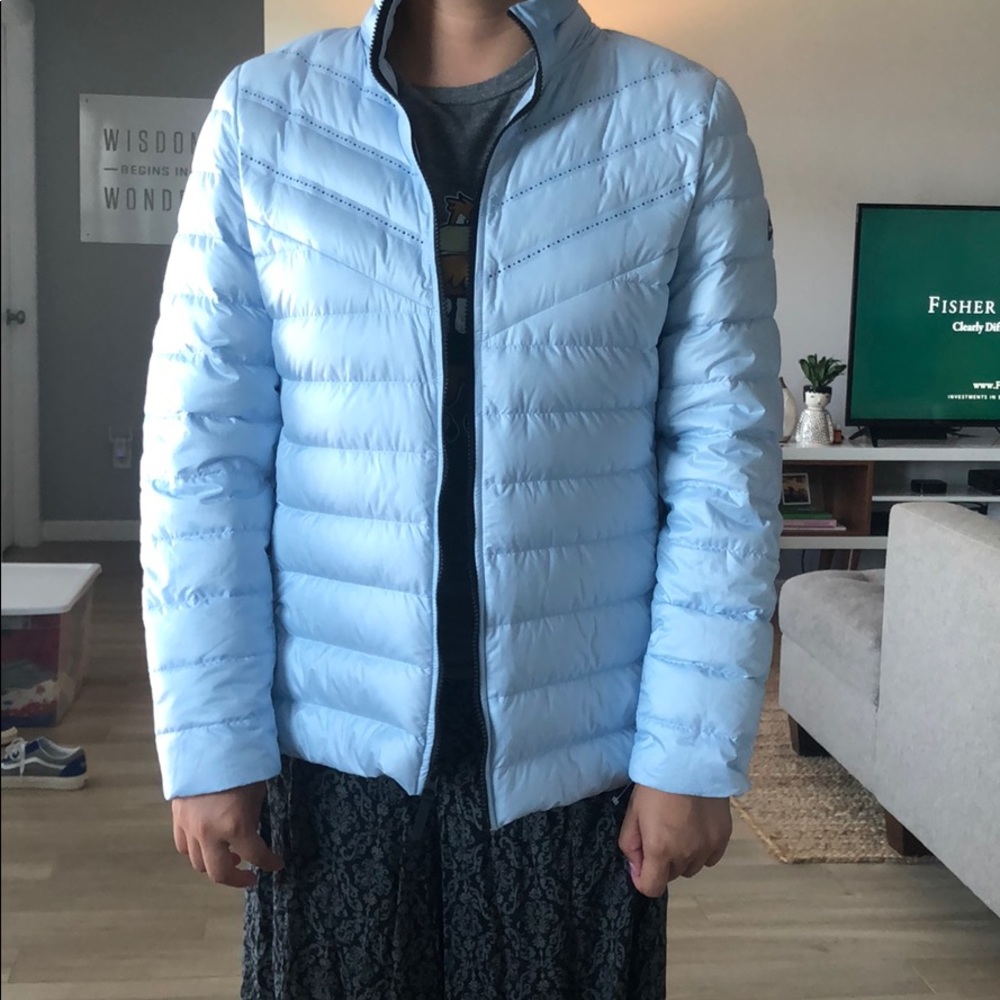 Nike Women's Jacket Light Blue Jacket And Coat Aeroloft - Picture 7 of 11